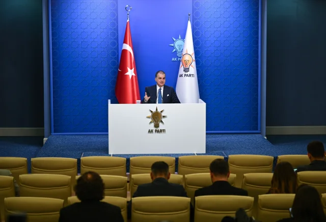 Ömer Çelik'ten Filistin İçin Kritik Açıklamalar