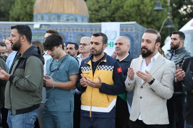 Mardin'de Gazze İçin Sağlıkçılardan Dikkat Çeken Destek