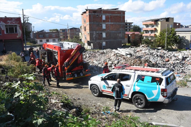 Samsun'da Gerçekçi Deprem Tatbikatı Göz Kamaştırdı