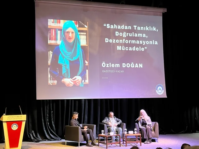 Antalya'da Gazze'nin Sessiz Çığlığı Konuşuldu