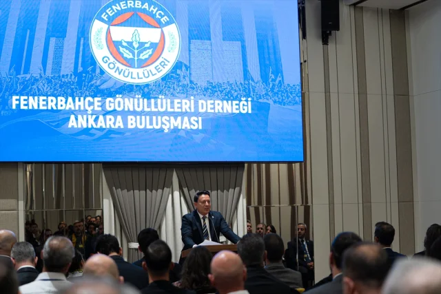 Fenerbahçe tutkunları Ankara'da coşkuyla buluştu