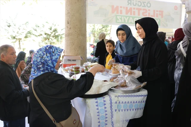 Amasya'daki yardım çarşısı Filistin için umut oldu