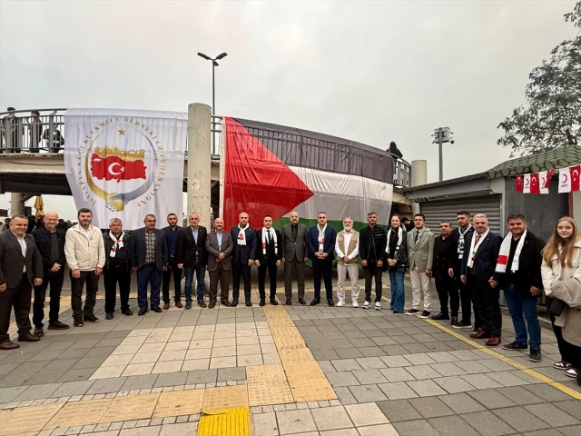 İstanbul'da Gazze için düzenlenen dayanışma etkinliği büyük ses getirdi
