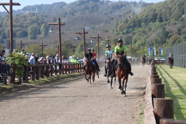 Ordu'da Geleneksel Rahvan At Yarışları Cumhuriyet Coşkusuna Sahne Oldu