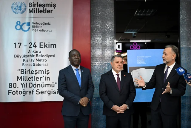 Ankara'da Birleşmiş Milletler 80. Yıl Sergisi Yoğun İlgili Karşıladı