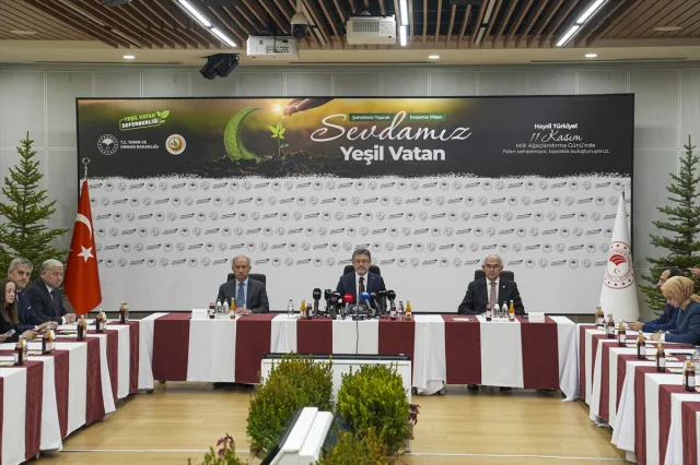 Yeşil Vatan Seferberliği ile Türkiye'yi Yeşertecek Büyük Hedef