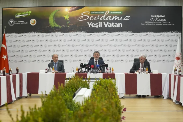 Yeşil Vatan Seferberliği ile Türkiye'yi Yeşertecek Büyük Hedef