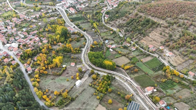 Isparta'nın Büyüleyici Sonbahar Manzaraları Havadan Görüntülendi