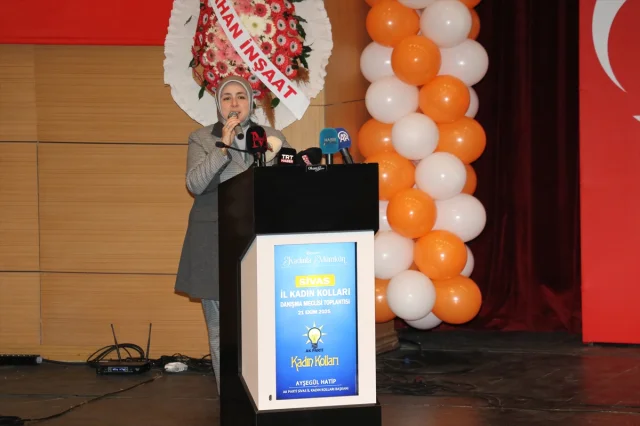 Ercan'dan Sivas'ta Dikkat Çeken Açıklamalar: Kadınlar Barışın Teminatı
