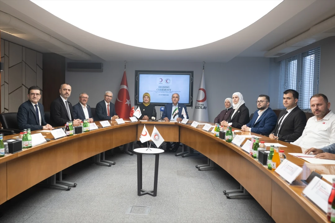 Türk Kızılay ve Suriye İş Birliğiyle Yeni Dönem Başlıyor