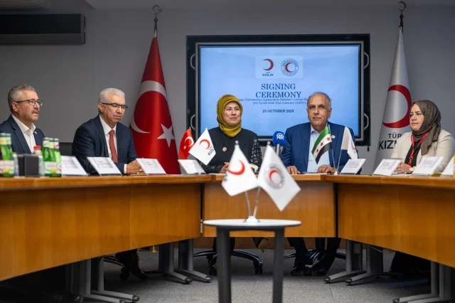 Türk Kızılay ve Suriye İş Birliğiyle Yeni Dönem Başlıyor
