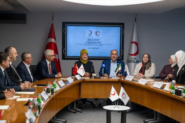 Türk Kızılay ve Suriye İş Birliğiyle Yeni Dönem Başlıyor