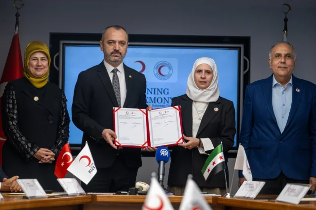 Türk Kızılay ve Suriye İş Birliğiyle Yeni Dönem Başlıyor