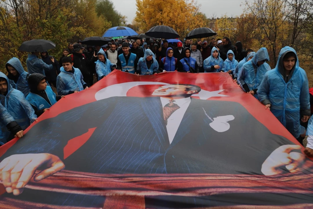 Çankırı'da İstiklal Yolu'nda Tarihi Yürüyüş Heyecanı