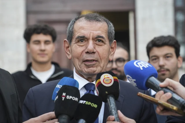 Galatasaray Başkanı Dursun Özbek'in UEFA Şampiyonlar Ligi'nd...