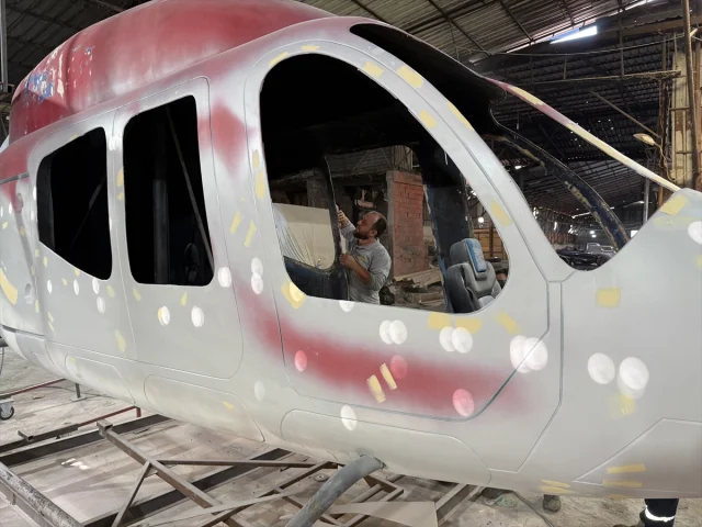 Kaporta Boyacısından Helikopter Maketi Üretimi: Hayaller Gerçek Oluyor