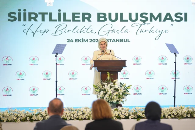 Emine Erdoğan: Siirt'in Kültürel Zenginlikleri Dünya ile Buluşmalı