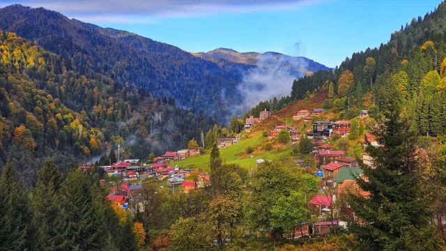 Ayder Yaylası'nda Sonbaharın Muhteşem Renk Cümbüşü