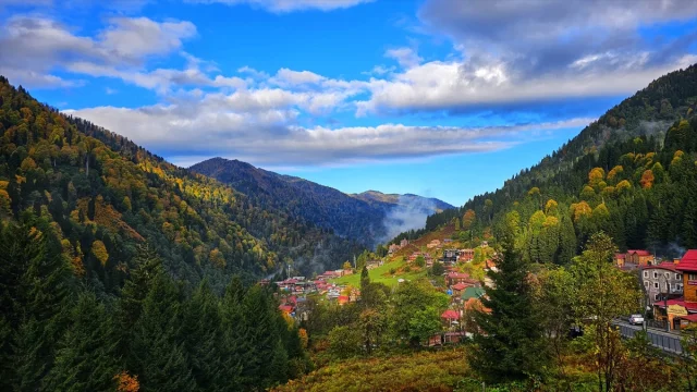 Ayder Yaylası'nda Sonbaharın Muhteşem Renk Cümbüşü