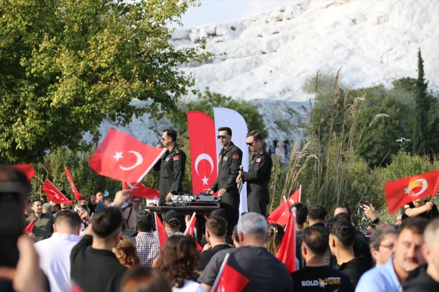 SOLOTÜRK Pamukkale Semalarında Görsel Şölen Sundu