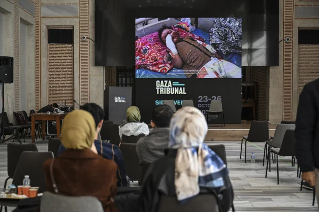 Gazze Mahkemesi'nin Karar Oturumunda AA'nın Kanıt Belgeseli Yoğun İlgi Gördü