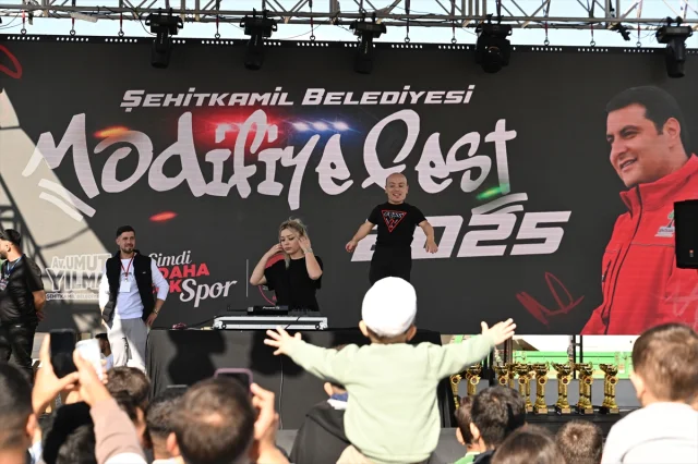 Gaziantep'teki Araç Modifiye Tutkunları Bu Festivalde Buluştu