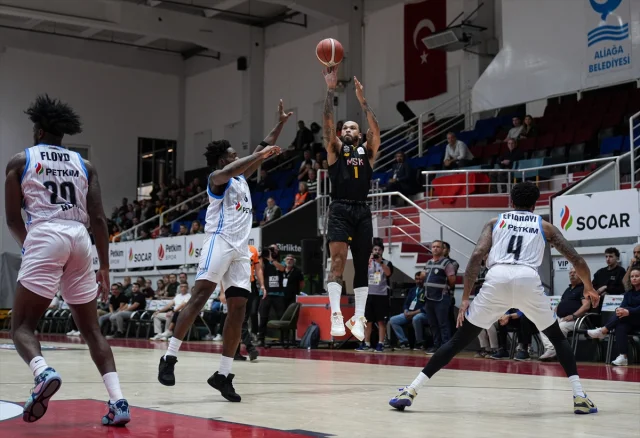 Türkiye Sigorta Basketbol Süper Ligi'nde Aliağa Petkimspor'un Nefes Kesen Zaferi
