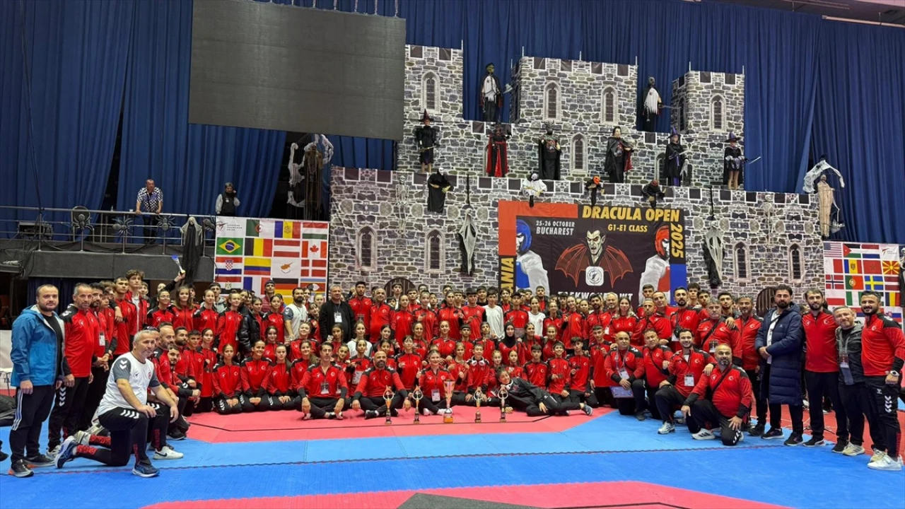 Türk Tekvandocular Romanya’da Tarihi Başarıya İmza Attı