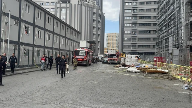Bahçelievler'de inşaat asansöründe yaşanan dram olay yerine hareket getirdi