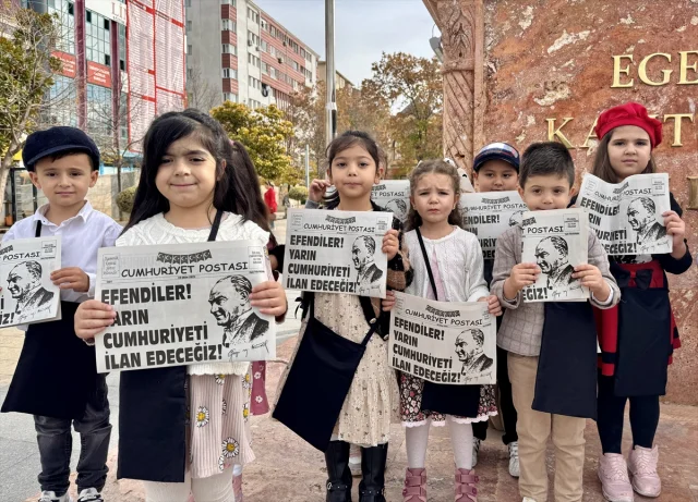 Kırşehir'de Küçük Tarihçiler Cumhuriyet'i Yeniden Yaşattı!