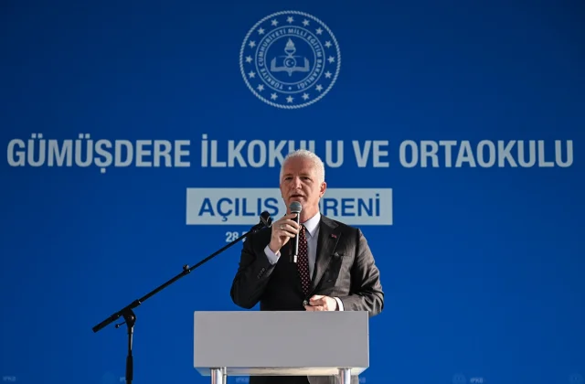 Gümüşdere Okulları Açıldı: Bakan Tekin'den Önemli Vurgular