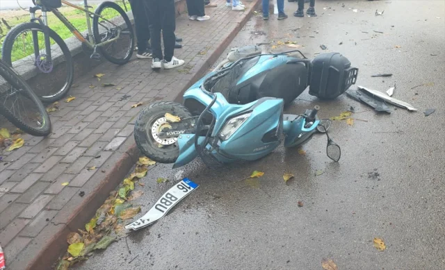 Bursa'nın İnegöl İlçesinde Yaşanan Motosiklet Kazası Büyü Bozdu