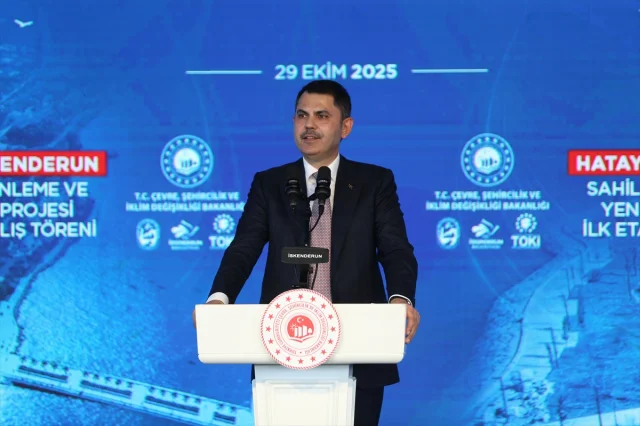 Bakan Kurum Hatay'da Yeni Projeleri Anlattı
