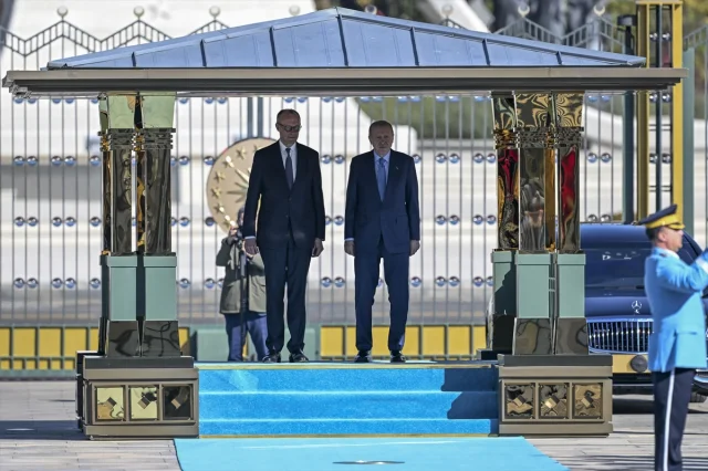 Cumhurbaşkanı Erdoğan ve Almanya Başbakanı Merz Ankara'da Buluştu