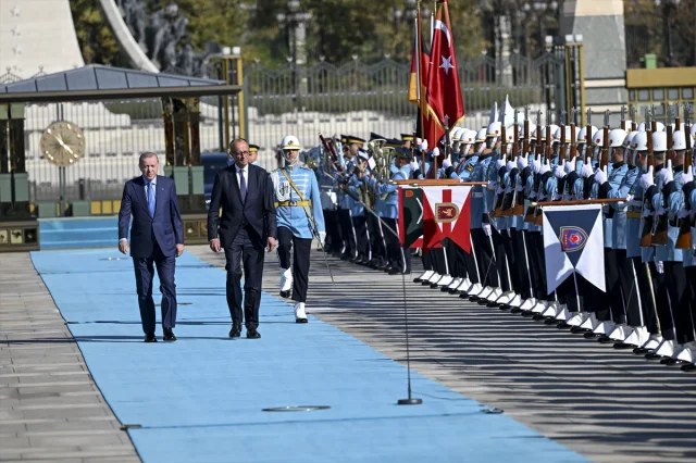Cumhurbaşkanı Erdoğan ve Almanya Başbakanı Merz Ankara'da Buluştu