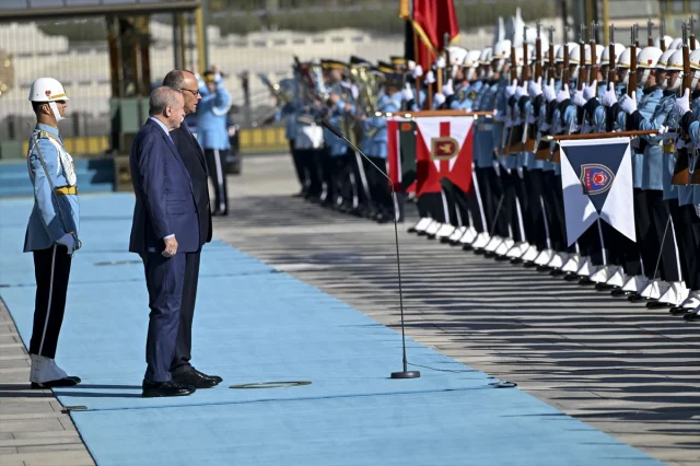 Cumhurbaşkanı Erdoğan ve Almanya Başbakanı Merz Ankara'da Buluştu