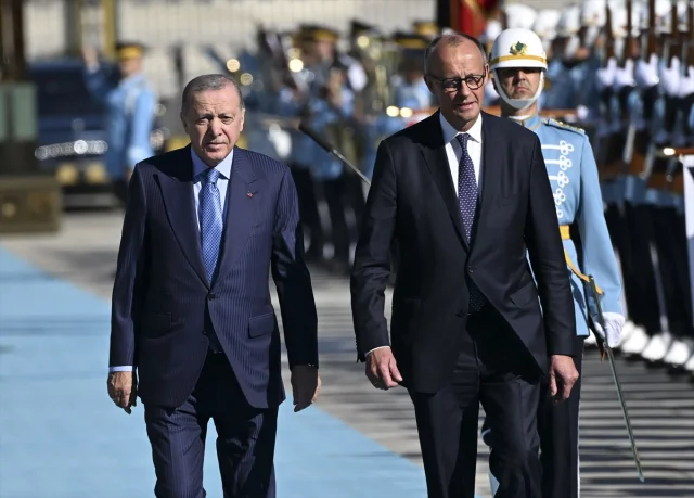 Cumhurbaşkanı Erdoğan ve Almanya Başbakanı Merz Ankara'da Buluştu