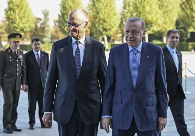 Cumhurbaşkanı Erdoğan ve Almanya Başbakanı Merz Ankara'da Buluştu