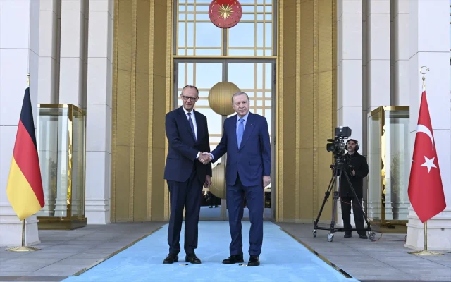 Cumhurbaşkanı Erdoğan ve Almanya Başbakanı Merz Ankara'da Buluştu
