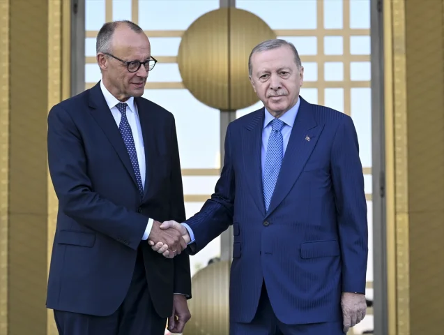 Cumhurbaşkanı Erdoğan ve Almanya Başbakanı Merz Ankara'da Buluştu