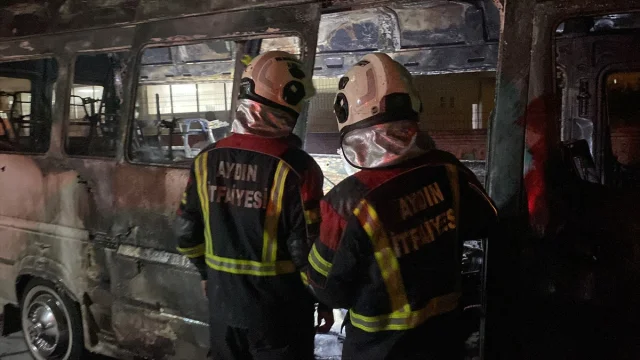 Aydın'da Minibüs Yangını Dehşeti