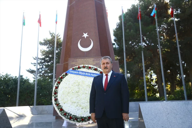 Mustafa Destici Azerbaycan Ziyaretinde Tek Millet Vurgusu Yaptı