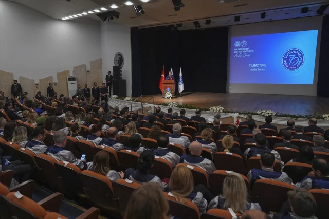 Adalet Bakanı Tunç'un Ege Üniversitesi'nde Dikkat Çeken Mesajları