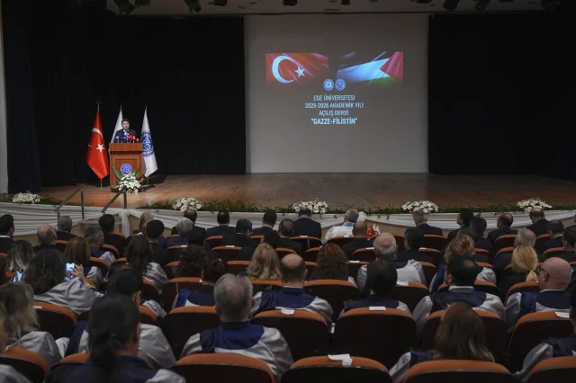 Adalet Bakanı Tunç'un Ege Üniversitesi'nde Dikkat Çeken Mesajları