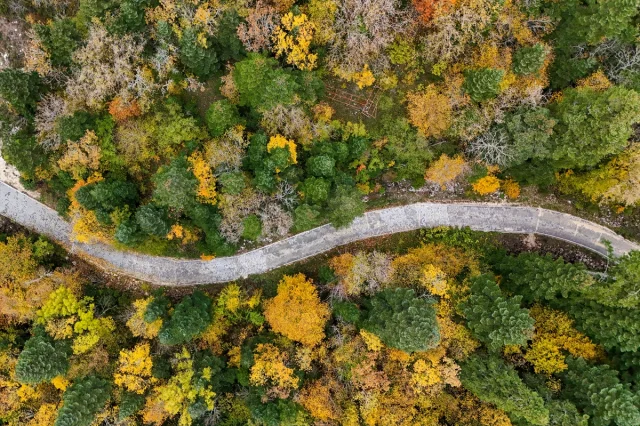 Kastamonu'da adrenalin dolu manzara: Cam terasta sonbahar büyüsü
