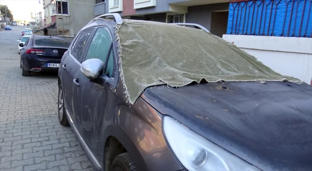 Kars'ta Soğuk Hava Her Yeri Beyaz Örtüyle Kapladı