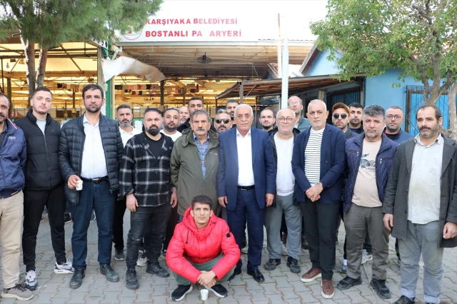 Bostanlı'daki Tekstil Fuarı Gerilimi: Pazarcılar Gece Nöbetinde