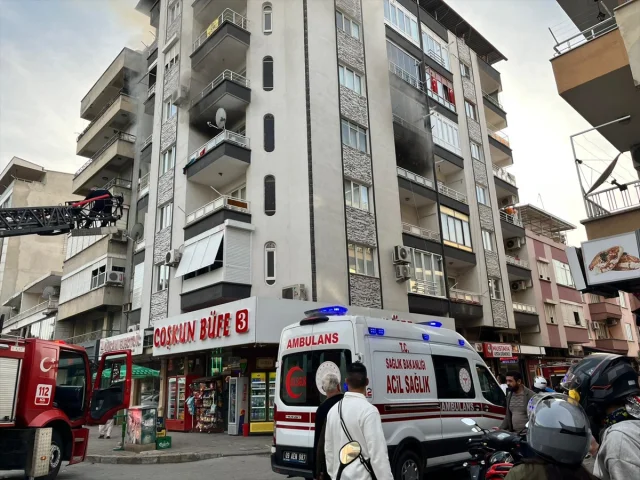 Aydın'da Yangın Paniği: Apartmanda Çıkan Yangın Korkuttu