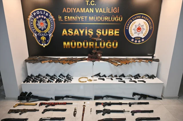 Adıyaman'da Dev Silah Operasyonu: 28 Kişi Tutuklandı