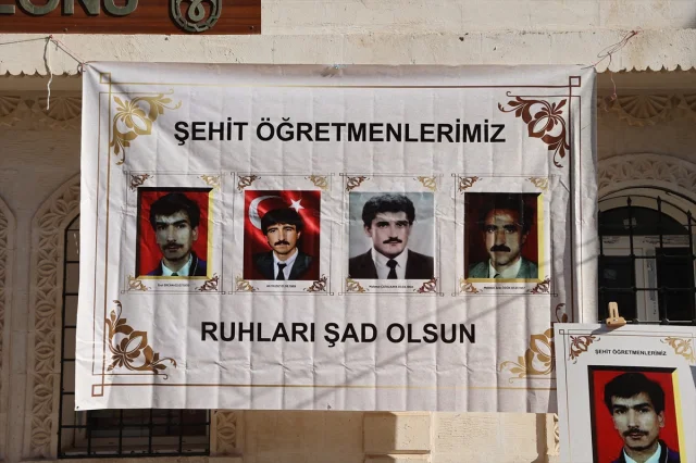 Mardin'de 31 Yıl Önce Şehit Edilen Öğretmenler Unutulmadı